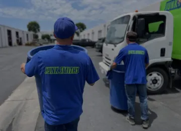 Our Team Taking Out Junk