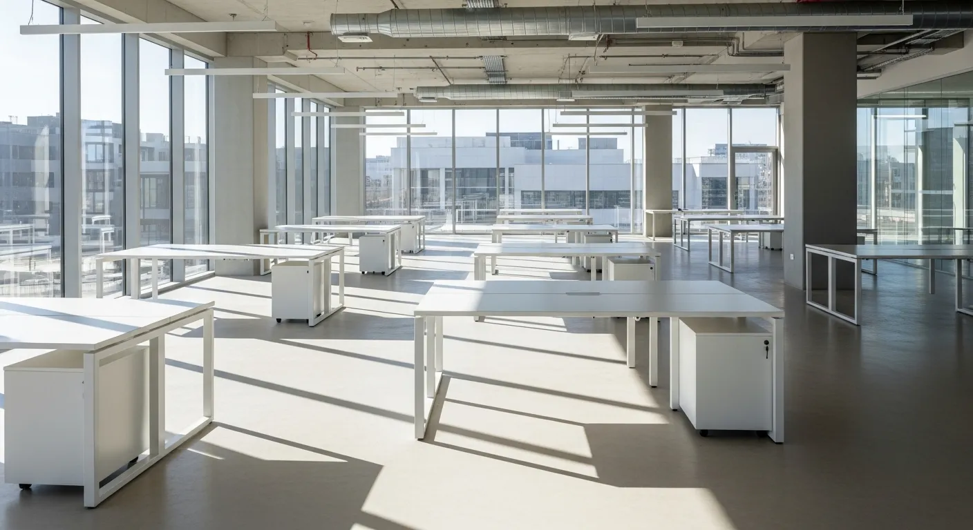 Professional office cleanout service clearing commercial space