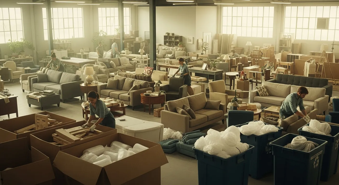 Eco-friendly couch recycling and furniture donation center in Orange County